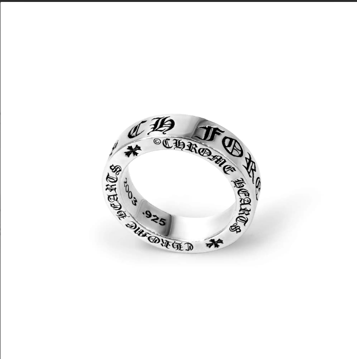 6MM CHROME HEARTS FOREVER RING – SPACER