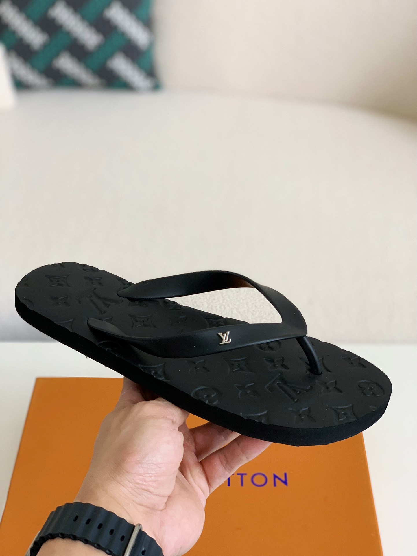 Louis Vuitton flip flops