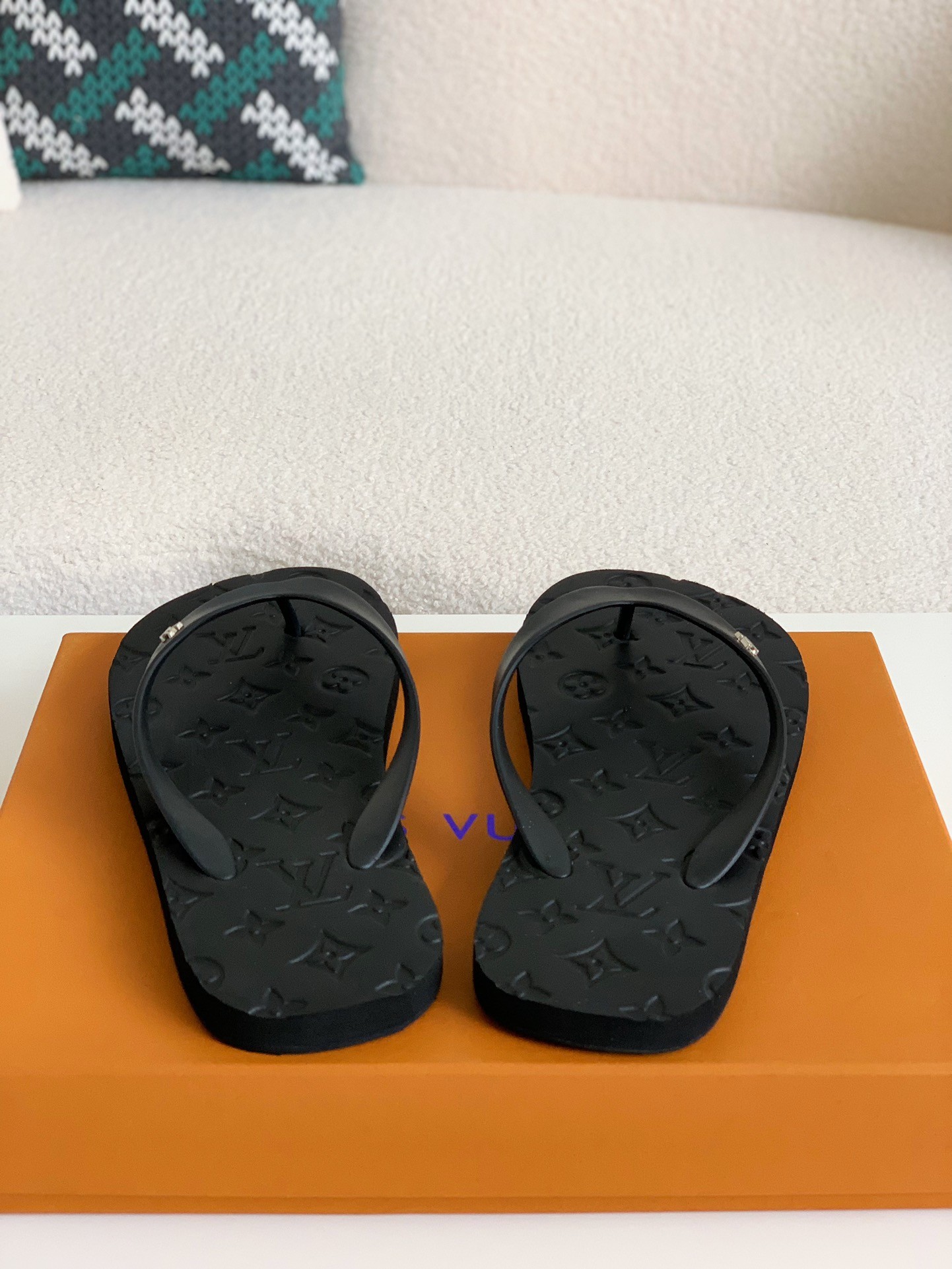 Louis Vuitton flip flops