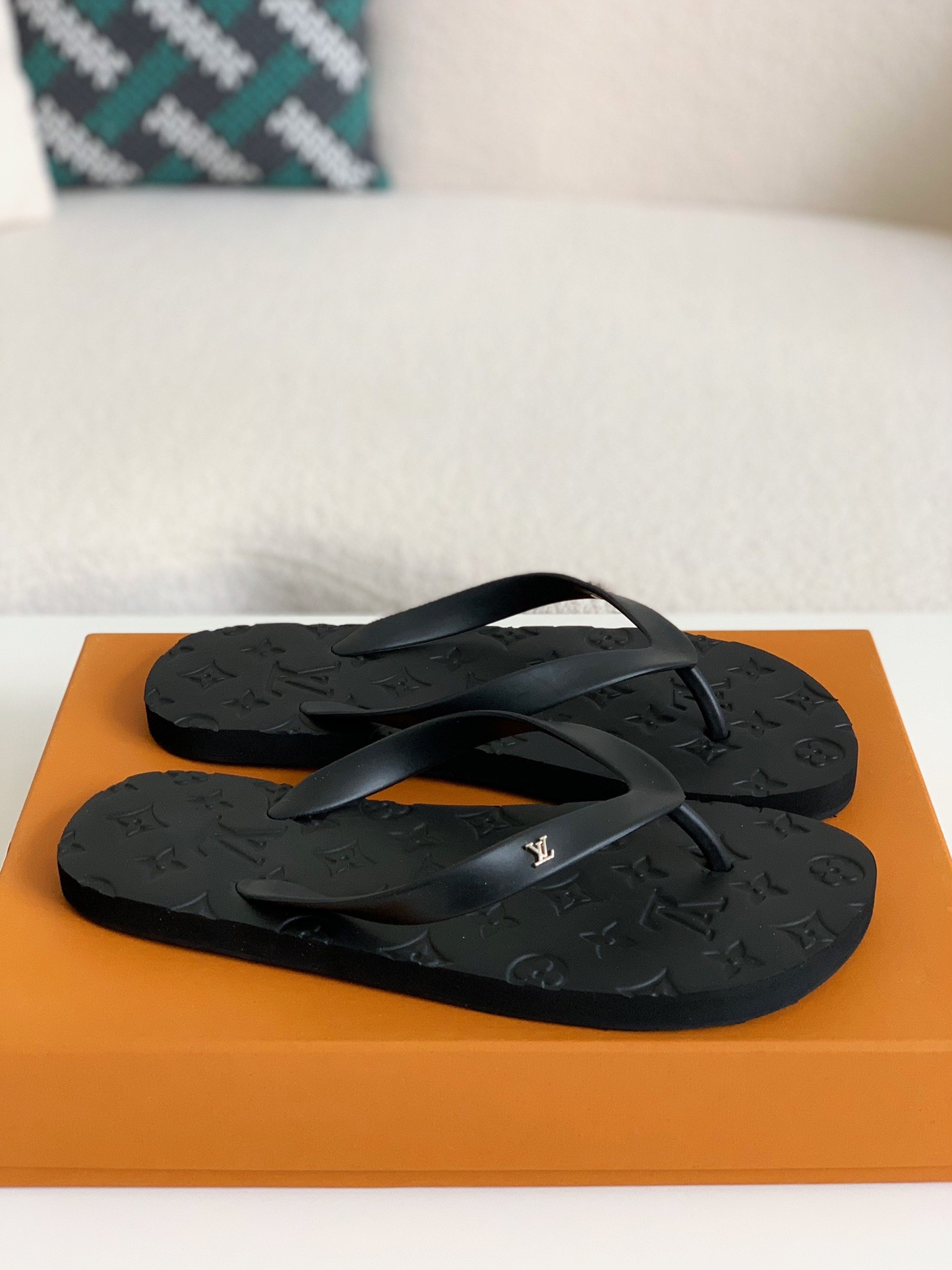 Louis Vuitton flip flops