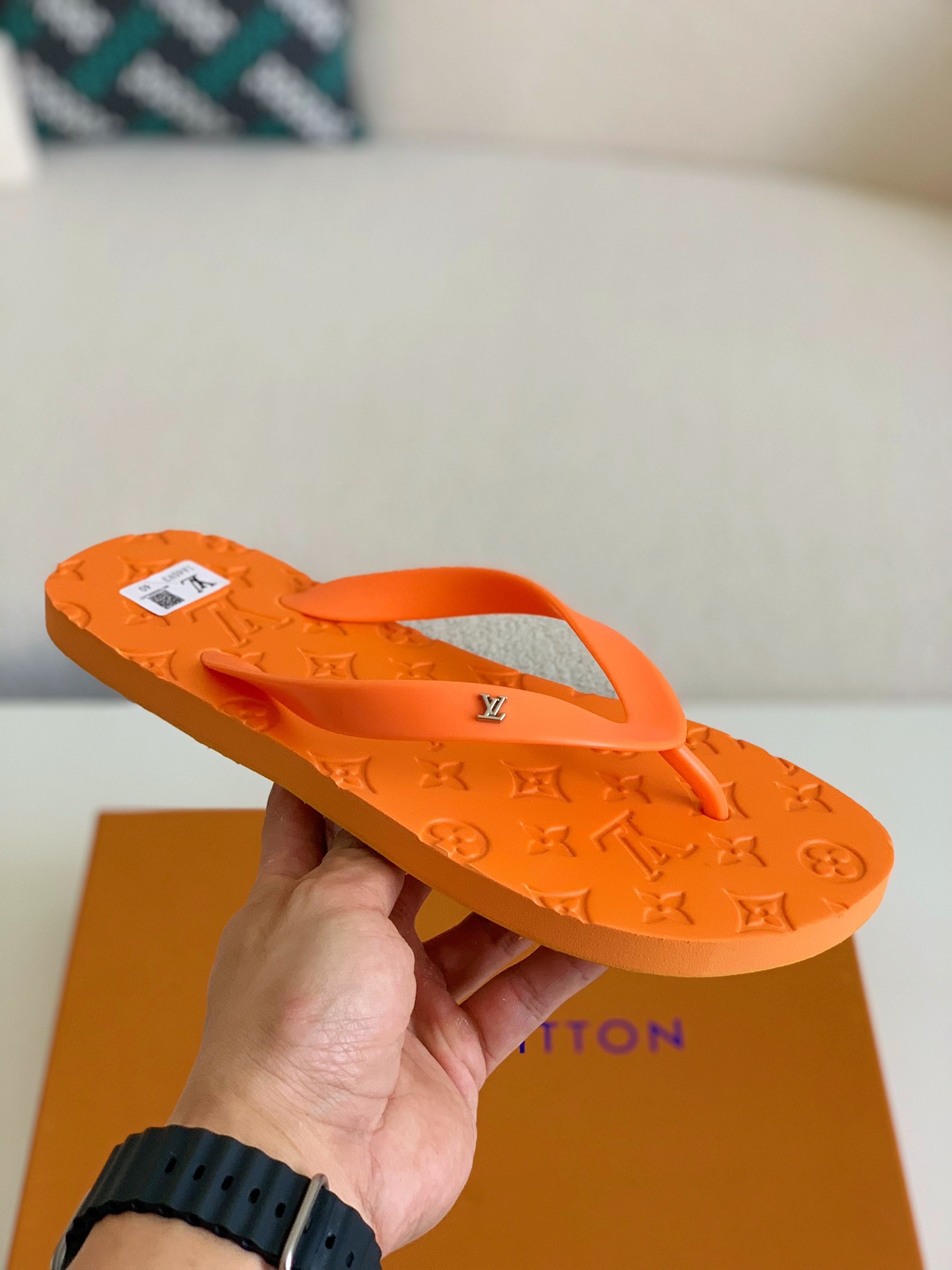 Louis Vuitton flip flops