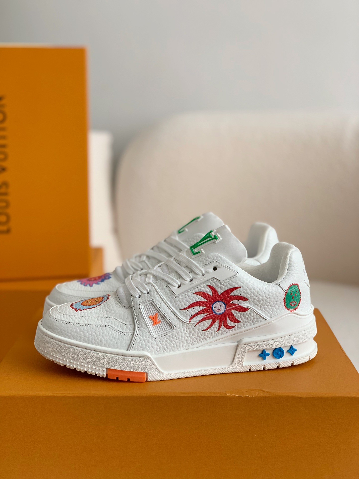 Yayoi Kusama x LOUIS VUITTON TRAIN ER Sneakers