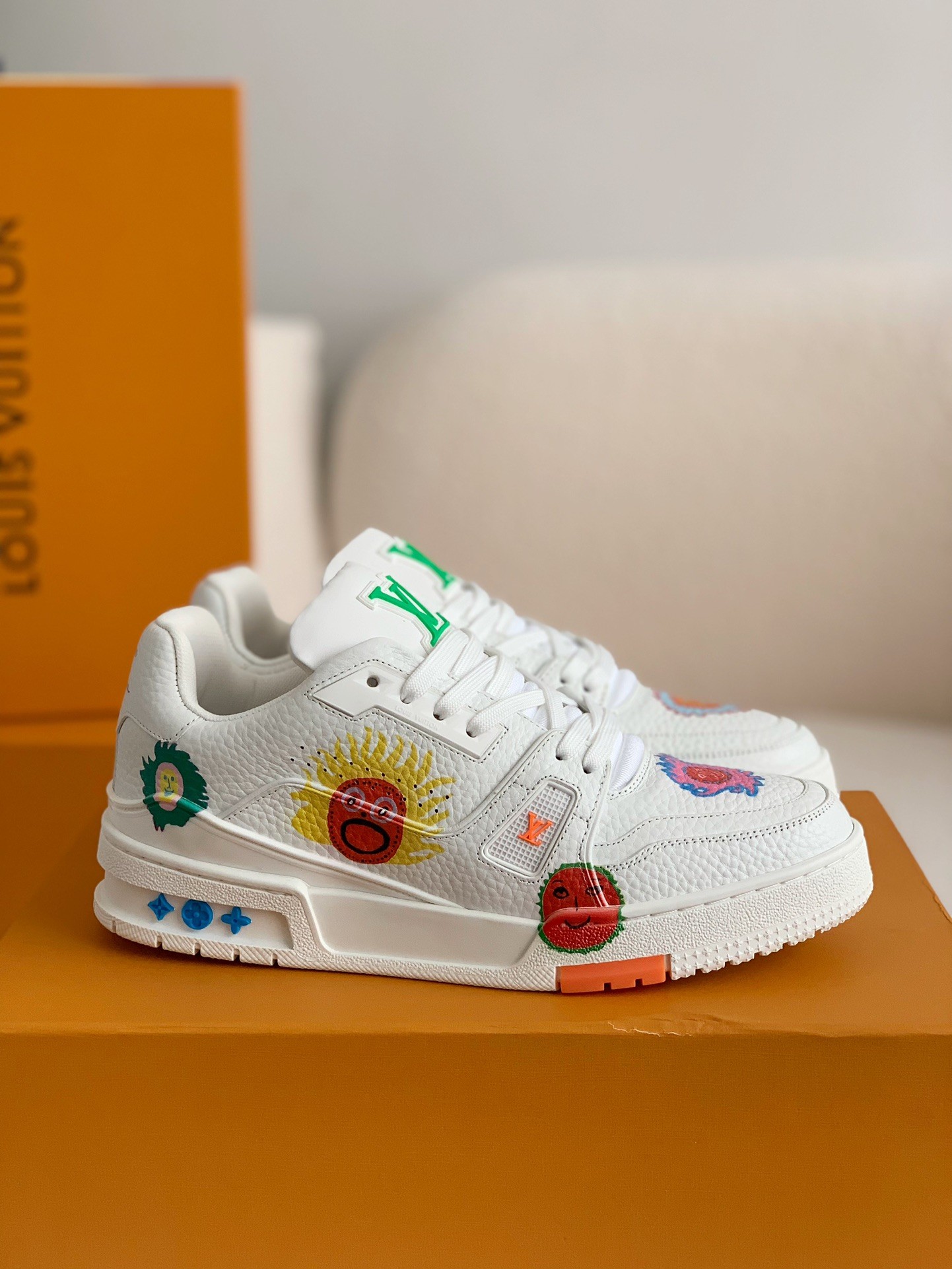 Yayoi Kusama x LOUIS VUITTON TRAIN ER Sneakers