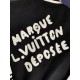 Louis Vuitton Faux leather patchwork sl eeve baseball uniform