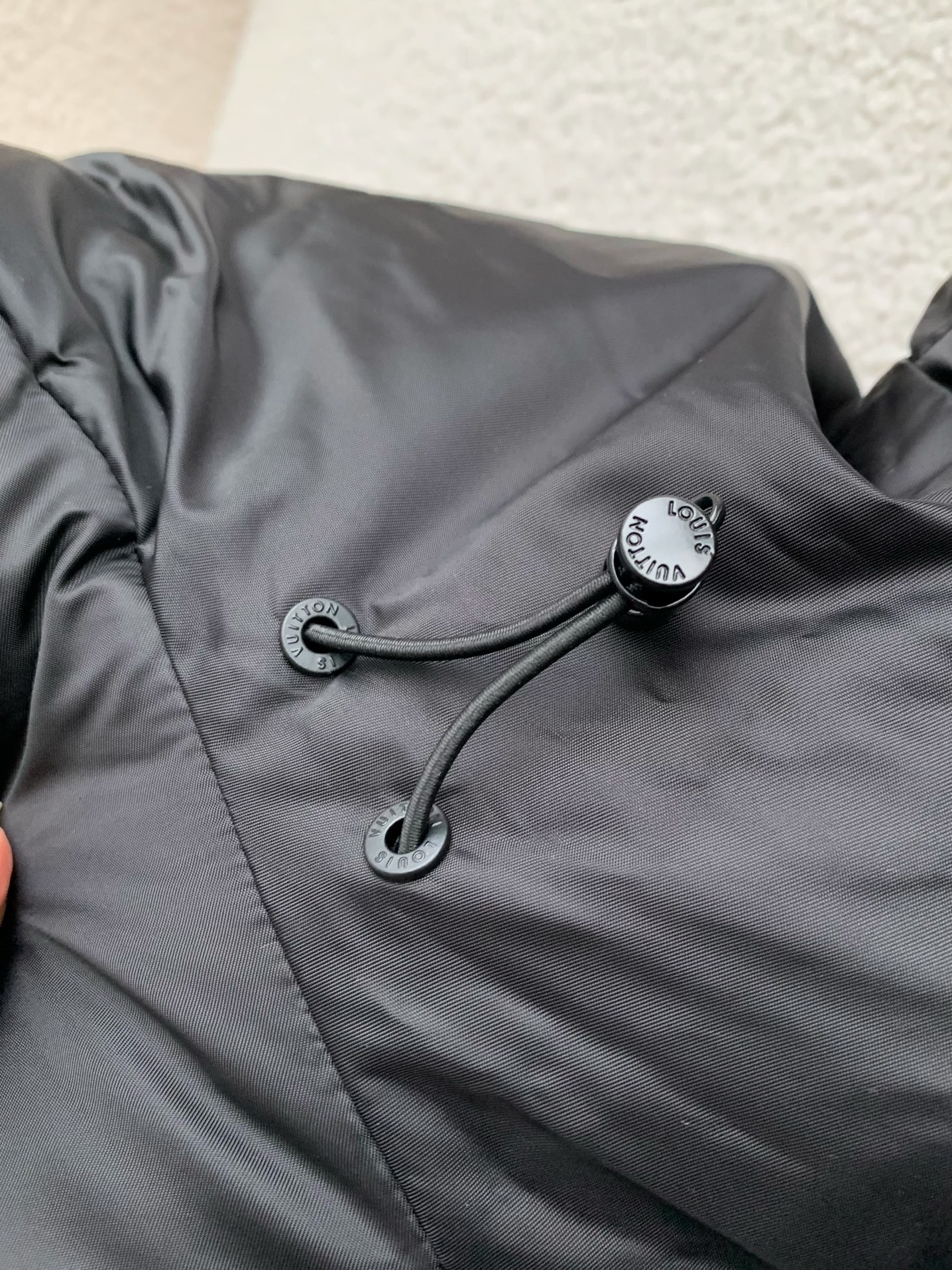 Louis Vuitton logo labeled down jacket