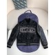 Louis Vuitton FW23 lettered beaded em broidered leather jacket