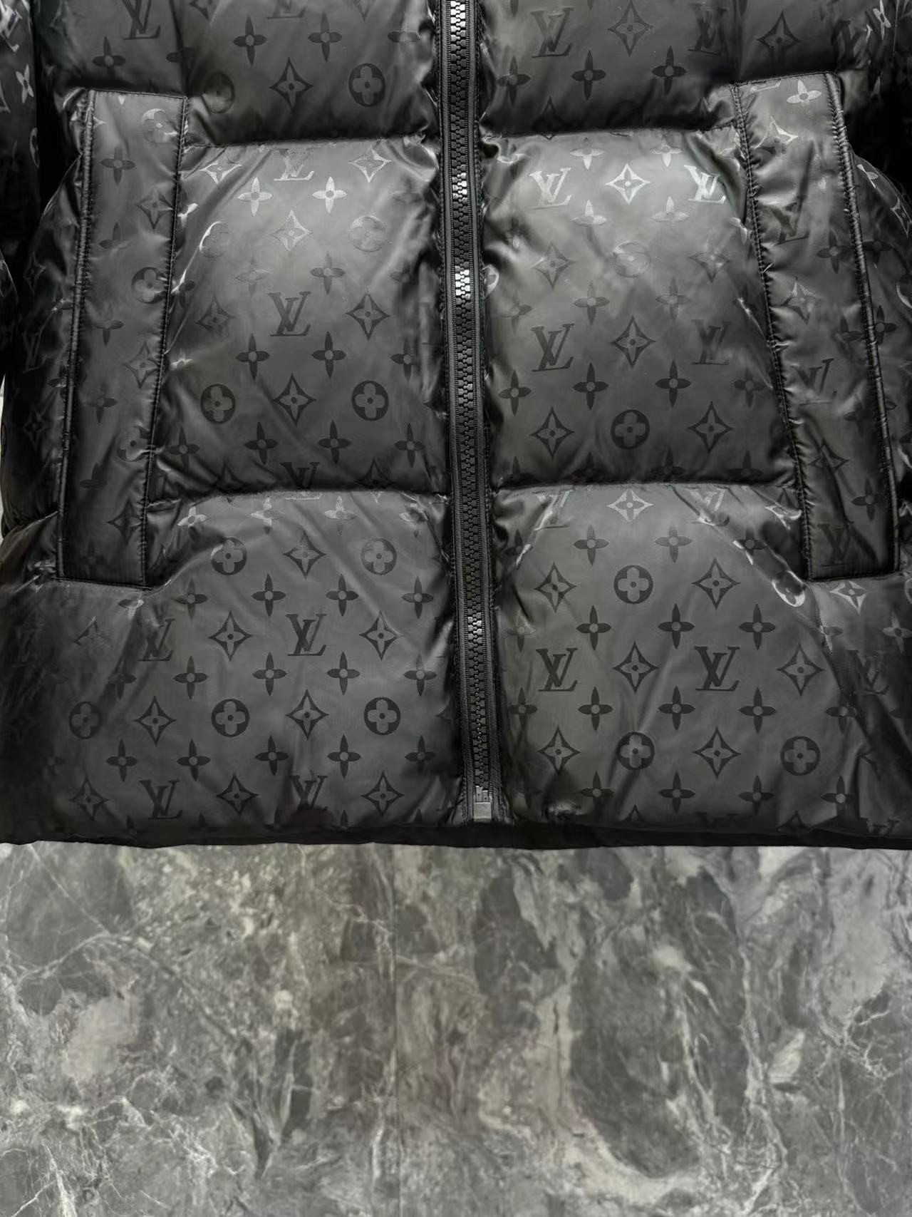 lv 24 new hooded down jacket