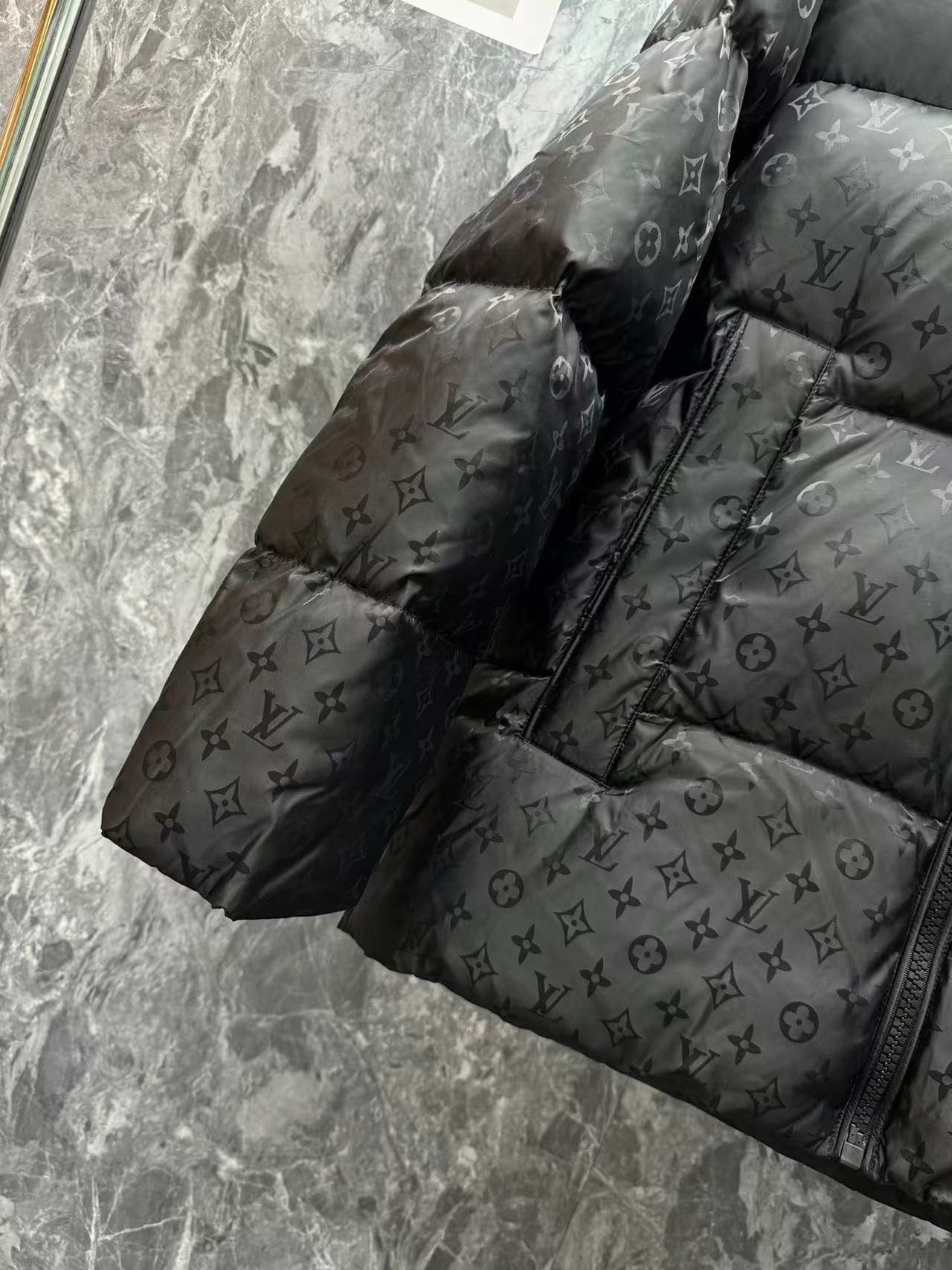 lv 24 new hooded down jacket