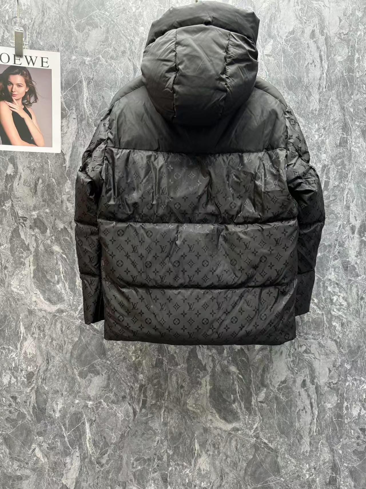 lv 24 new hooded down jacket