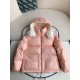 Moncler Thick down jacket for women- pink