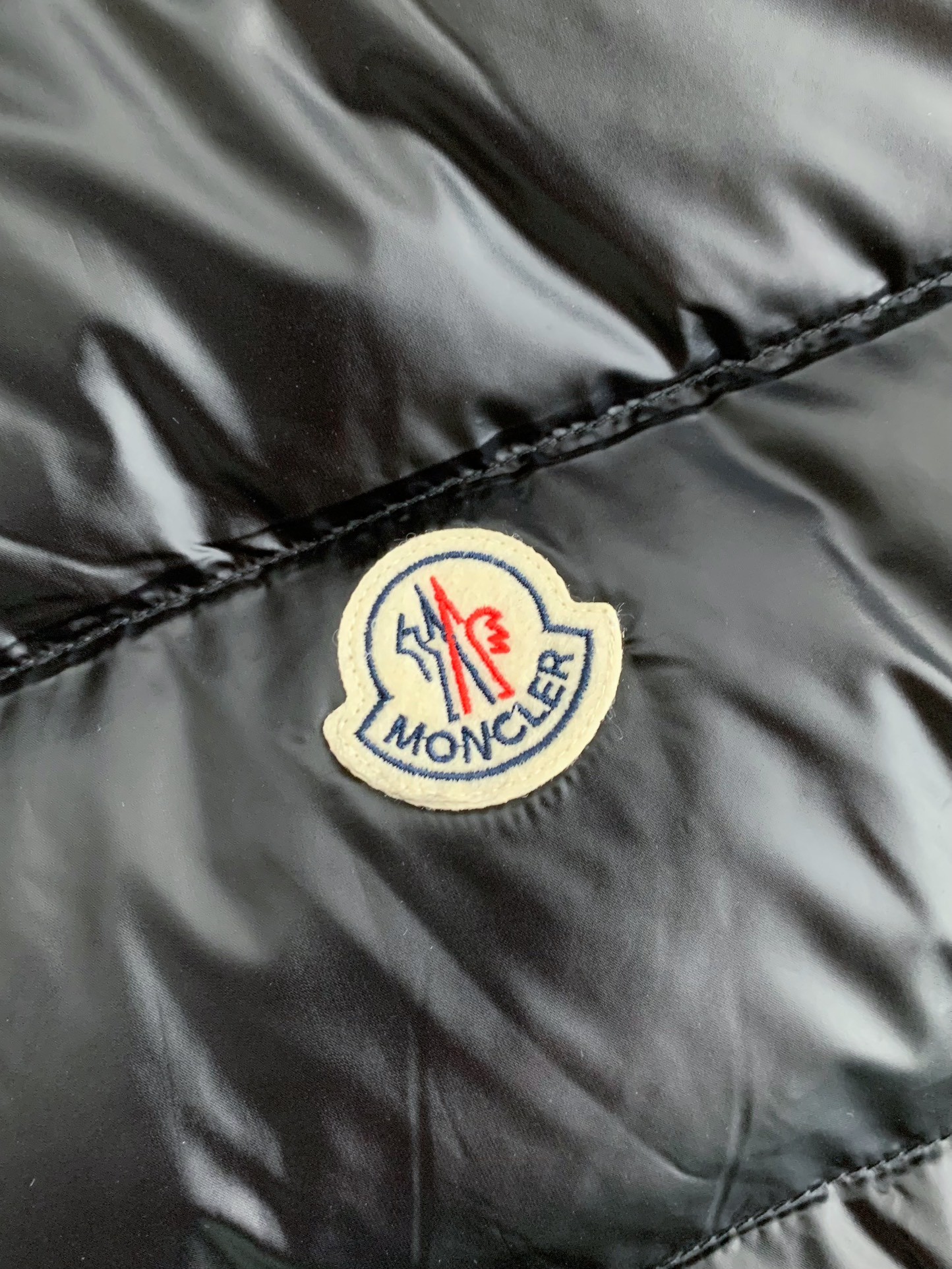 Moncler down stand collar vest