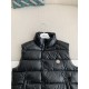 Moncler down stand collar vest