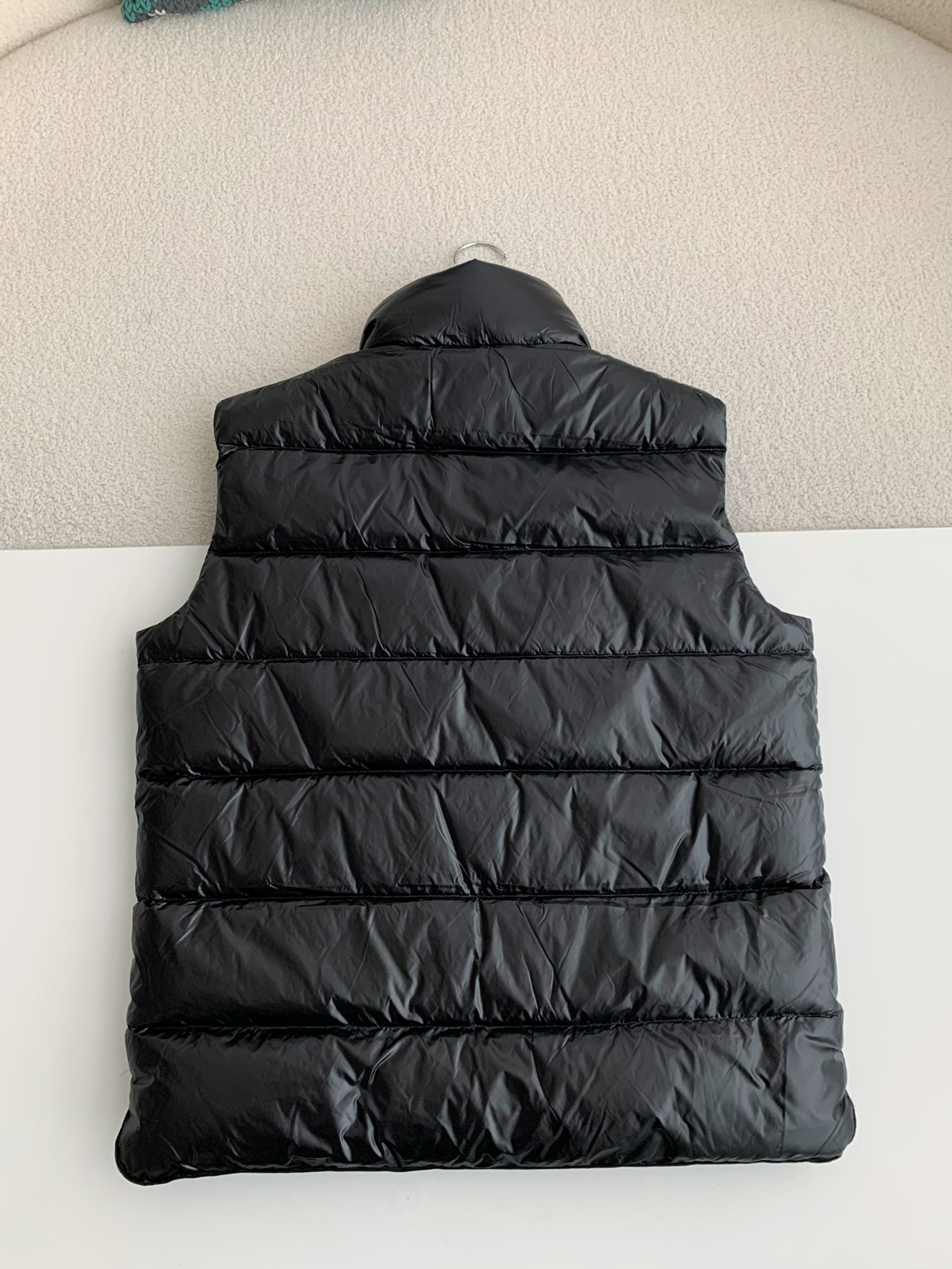 Moncler down stand collar vest