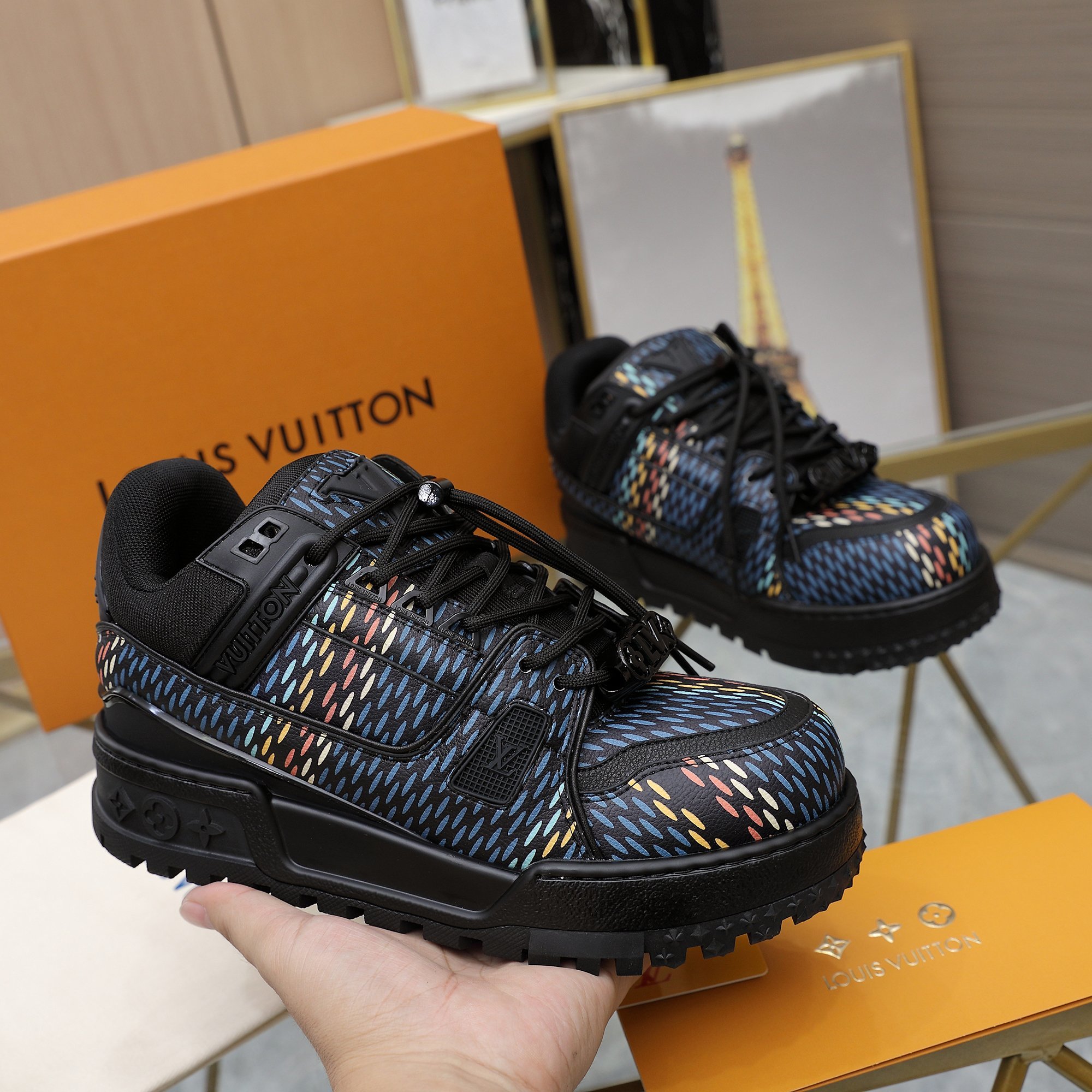 1ACR10 LV Trainer Maxi Sneaker louis vuitton shoes duplicate