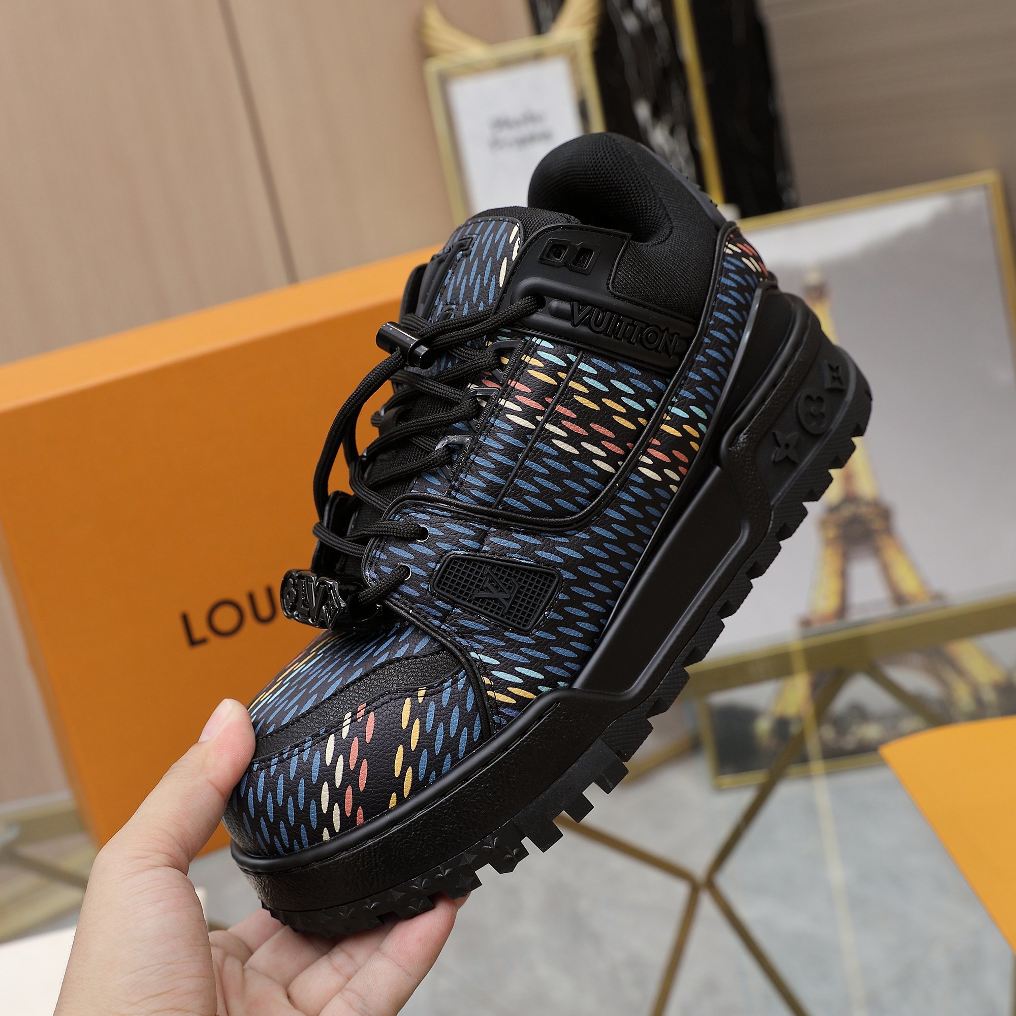 1ACR10 LV Trainer Maxi Sneaker louis vuitton shoes duplicate