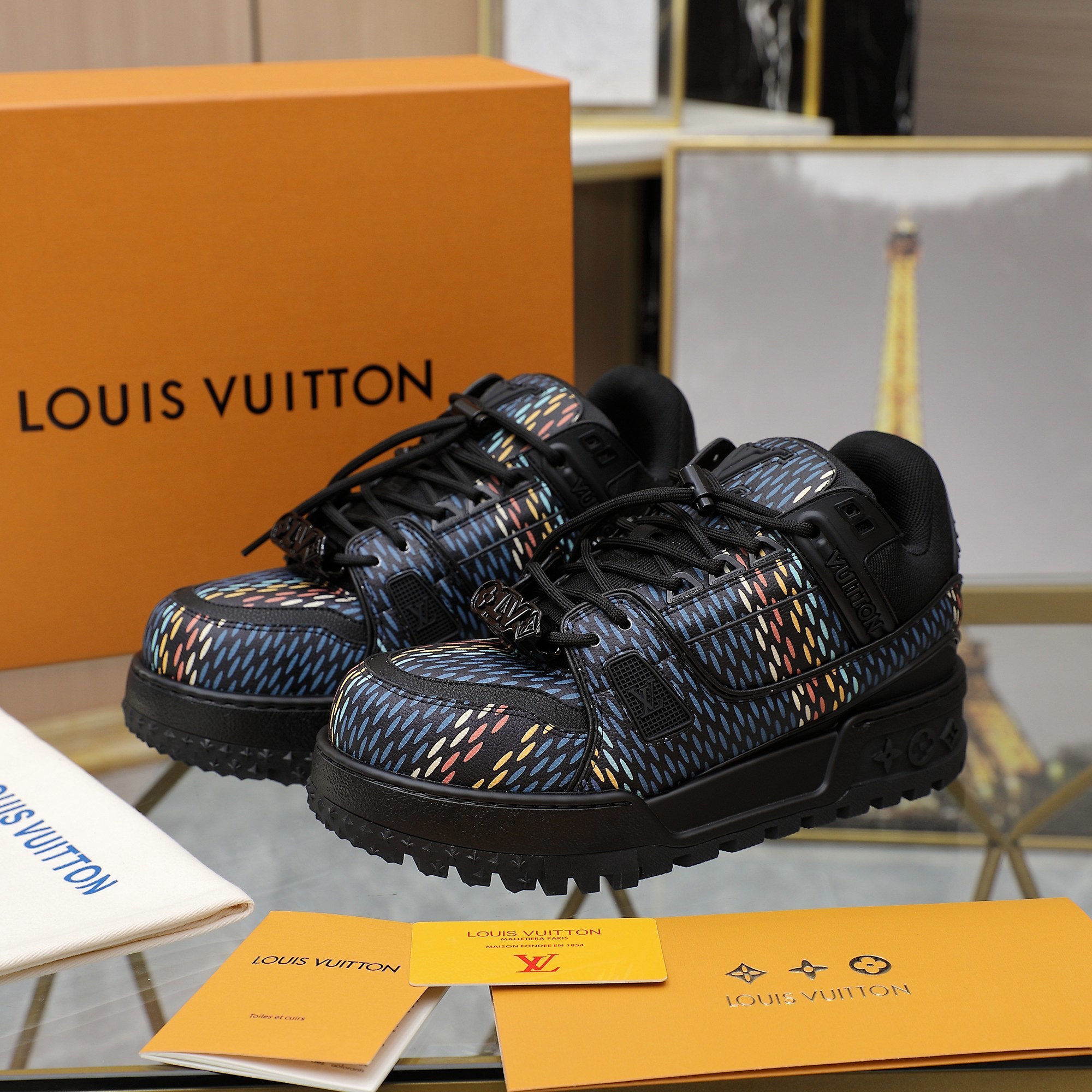 1ACR10 LV Trainer Maxi Sneaker louis vuitton shoes duplicate