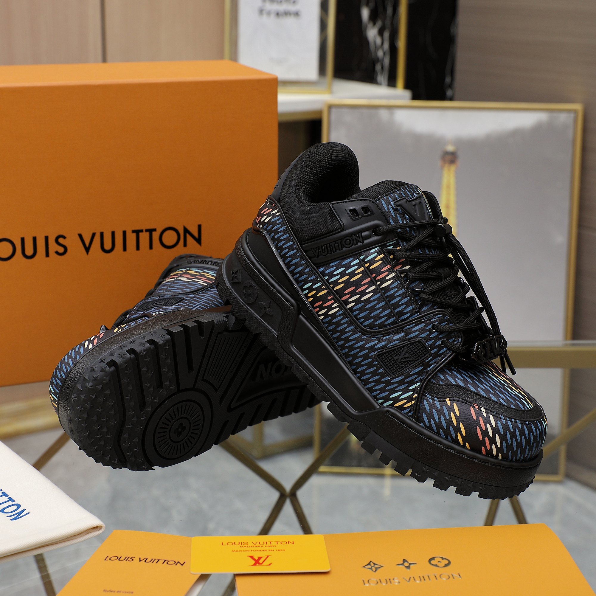 1ACR10 LV Trainer Maxi Sneaker louis vuitton shoes duplicate