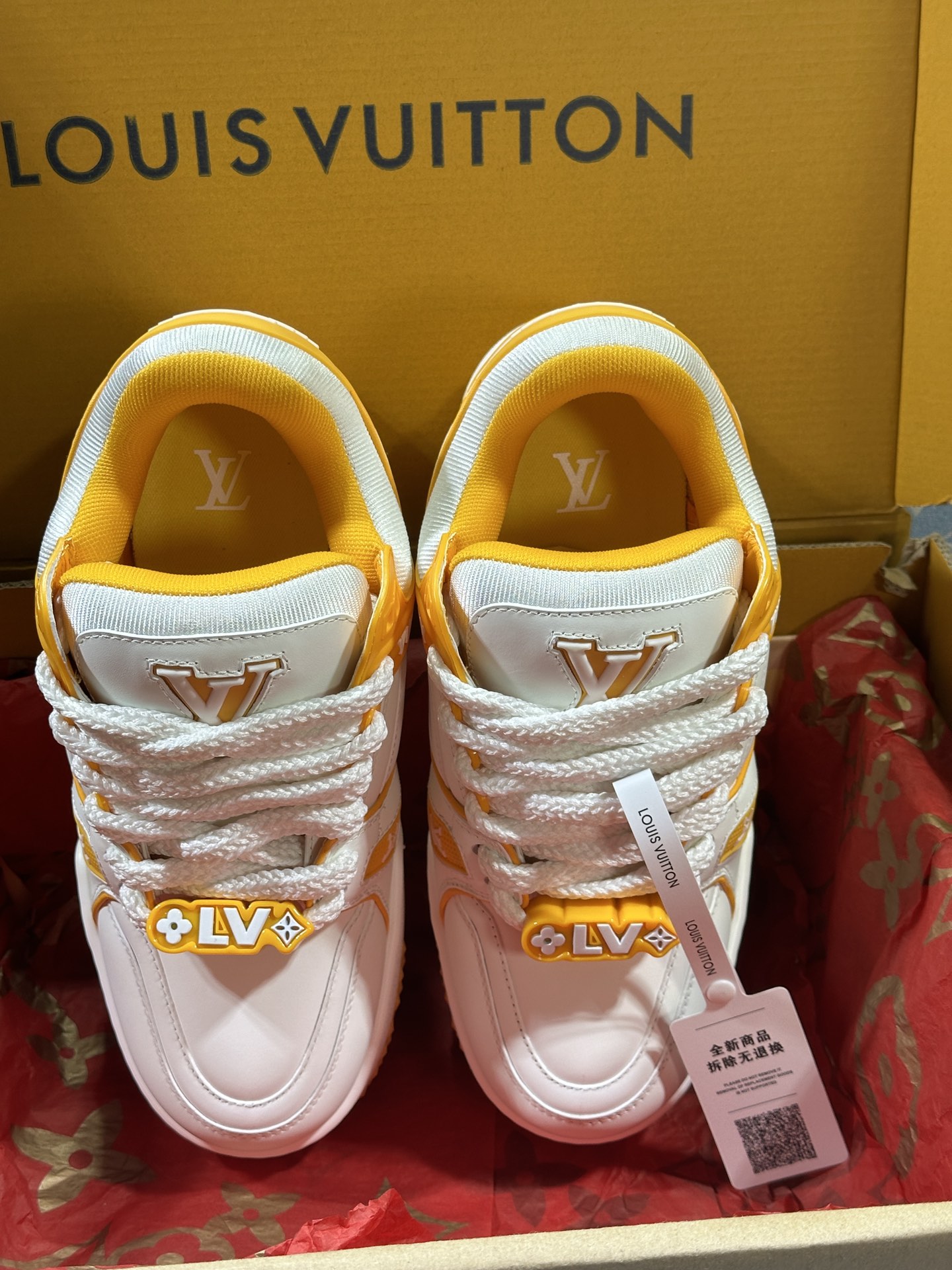 1ACPQF Sneaker LV Trainer Maxi louis vuitton shoes duplicate