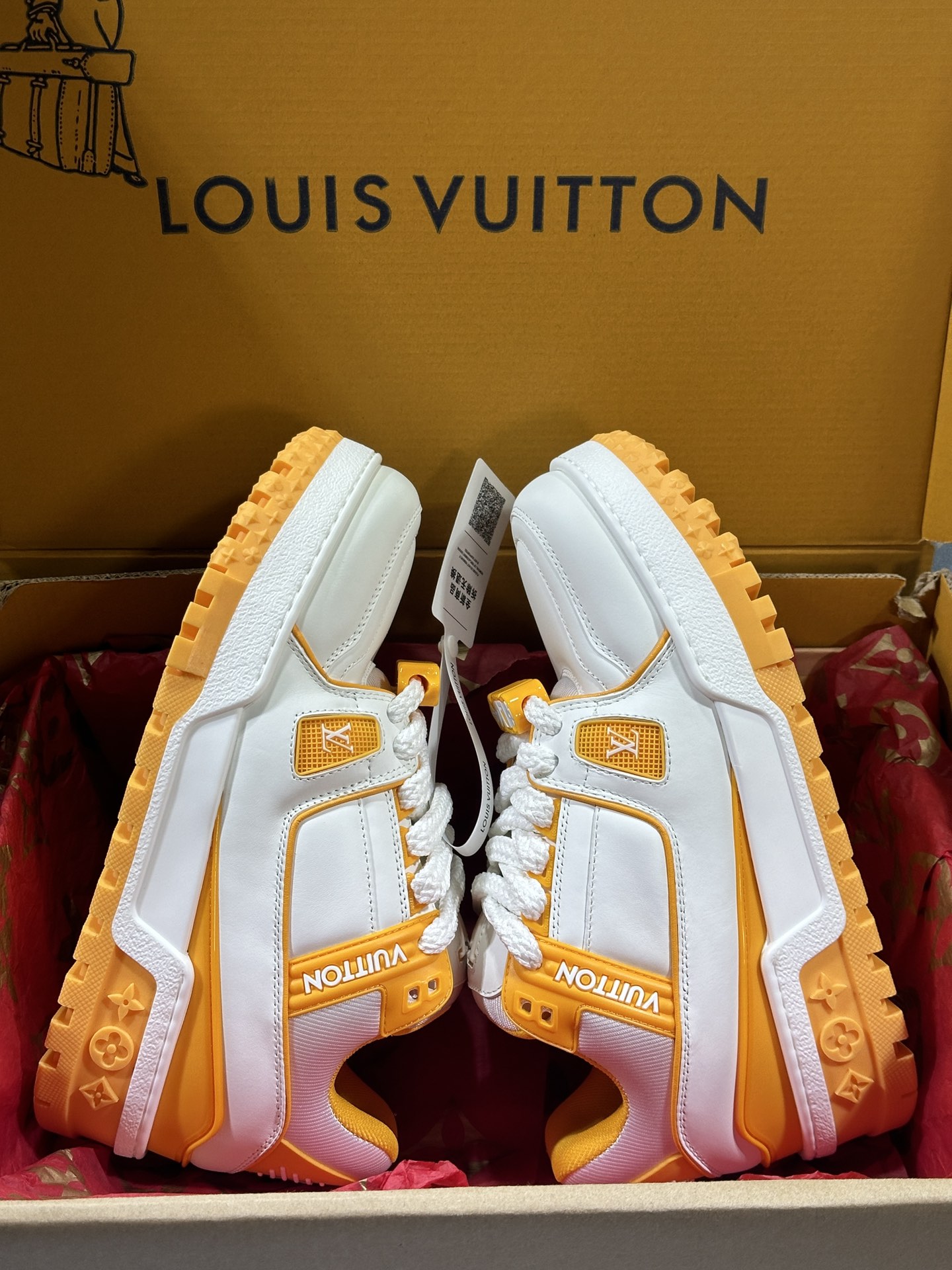 1ACPQF Sneaker LV Trainer Maxi louis vuitton shoes duplicate