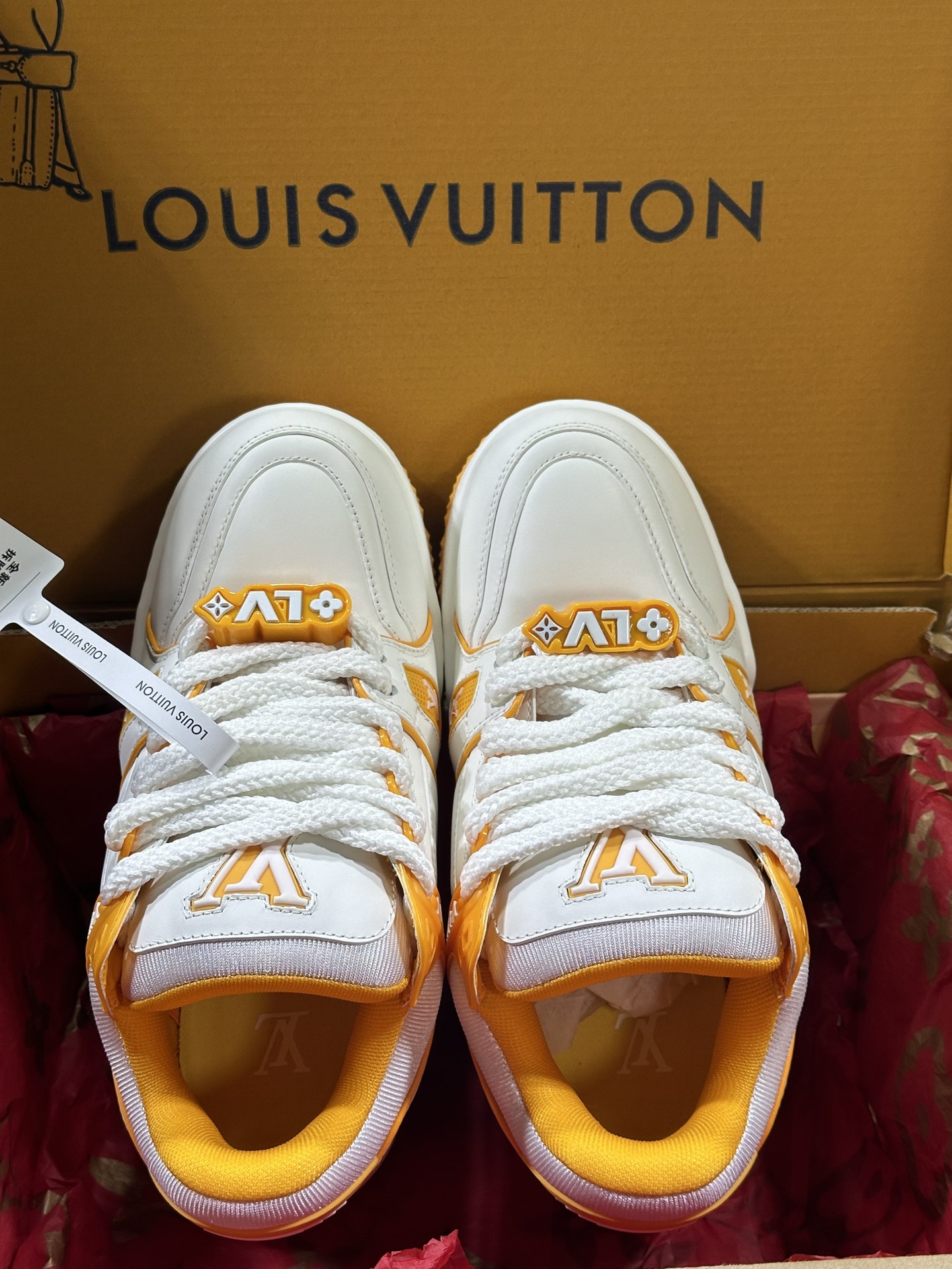 1ACPQF Sneaker LV Trainer Maxi louis vuitton shoes duplicate