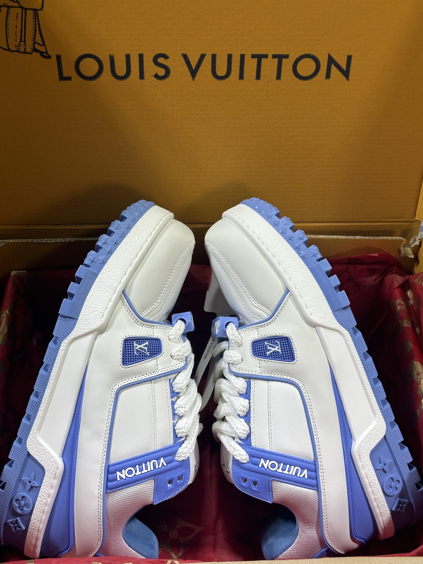 1ACPQU Sneaker LV Trainer Maxi Louis Vuitton Trainer Sneakers