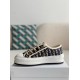 Walk'n'Dior Platform Sneaker  Stonewashed-Effect Cotton Denim Embroidered with Dior Oblique Motif