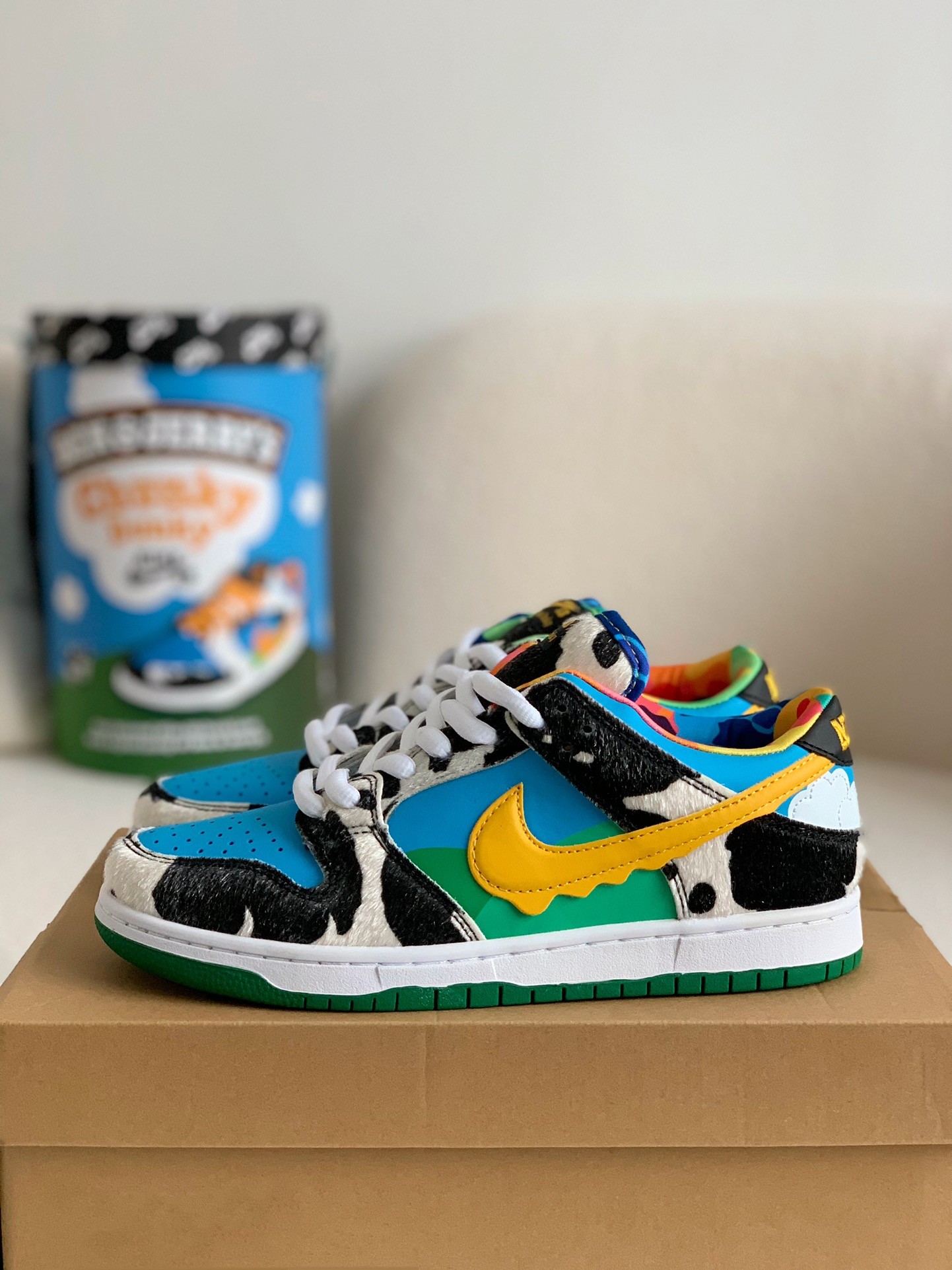 Nike SB Dunk Low Ben&Jerry's Chunky S neakers