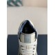 Dior  B57 Mid-Top Sneaker Black and White Smooth Calfskin with Beige and Black Dior Oblique Jacquard