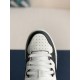 Dior B57 Mid-Top Sneaker Black and White Smooth Calfskin with Beige and Black Dior Oblique Jacquard