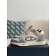 B57 Mid-Top Sneaker Smooth Calfskin with Beige and Black Dior Oblique Jacquard