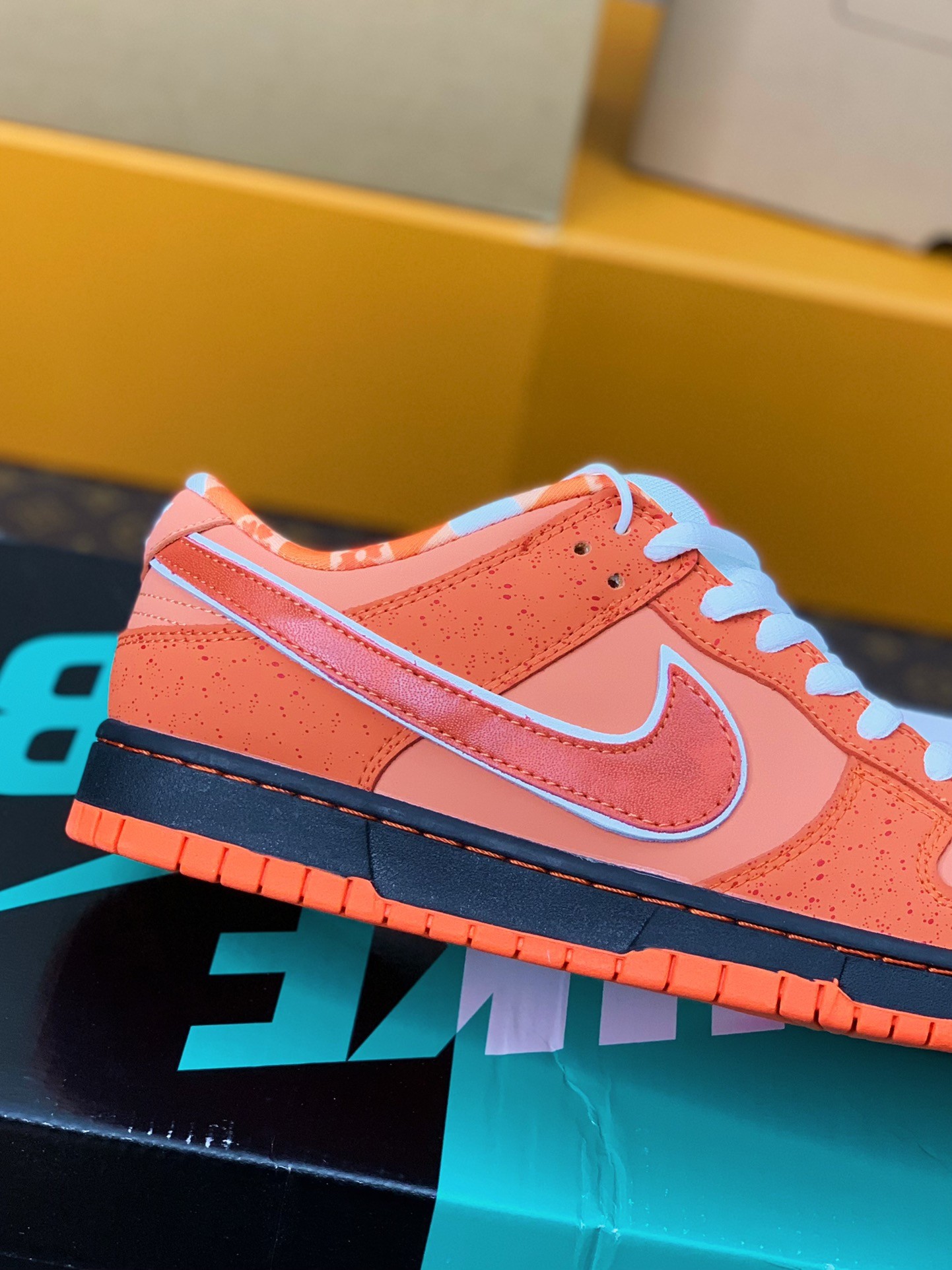 Nike UA Dunk SB Low Orange Lobster Sneakers