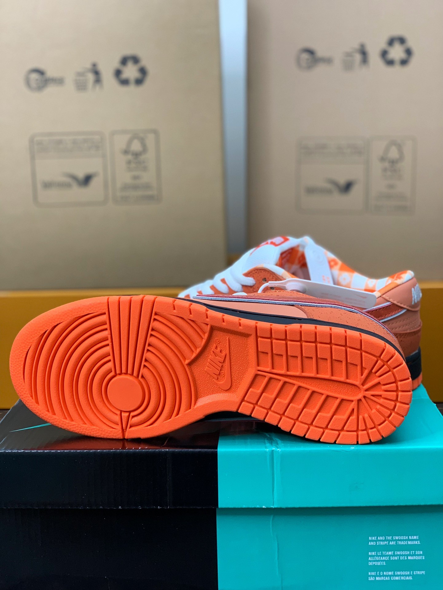 Nike UA Dunk SB Low Orange Lobster Sneakers