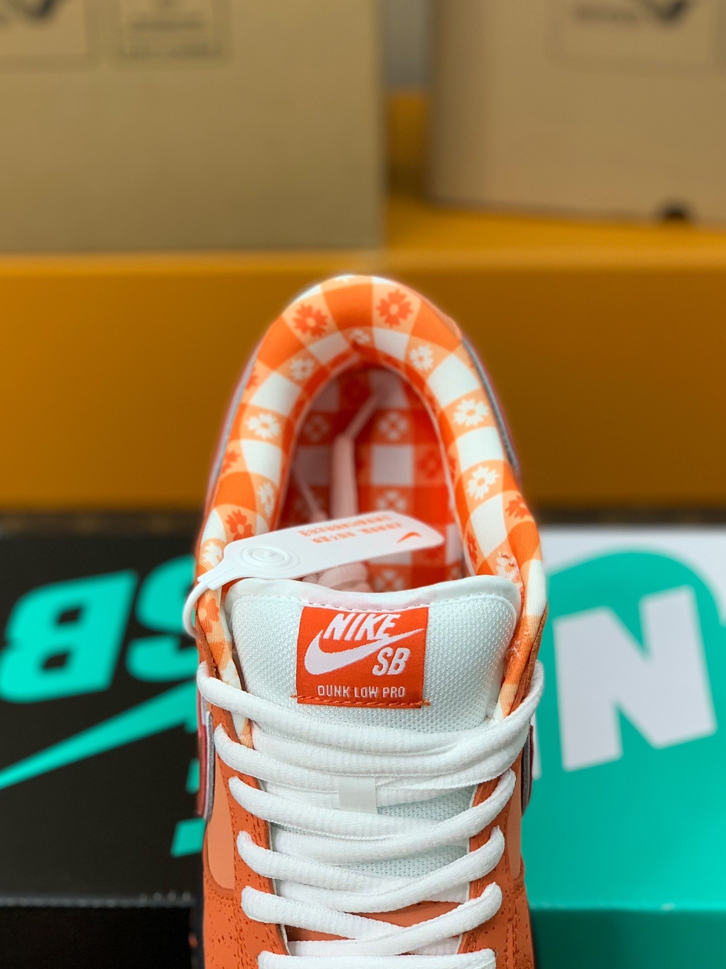 Nike UA Dunk SB Low Orange Lobster Sneakers