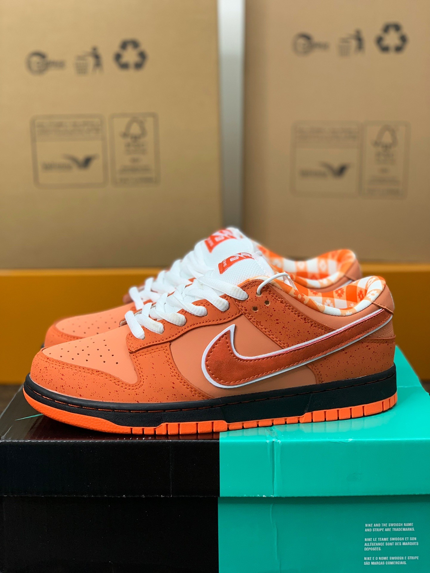 Nike UA Dunk SB Low Orange Lobster Sneakers