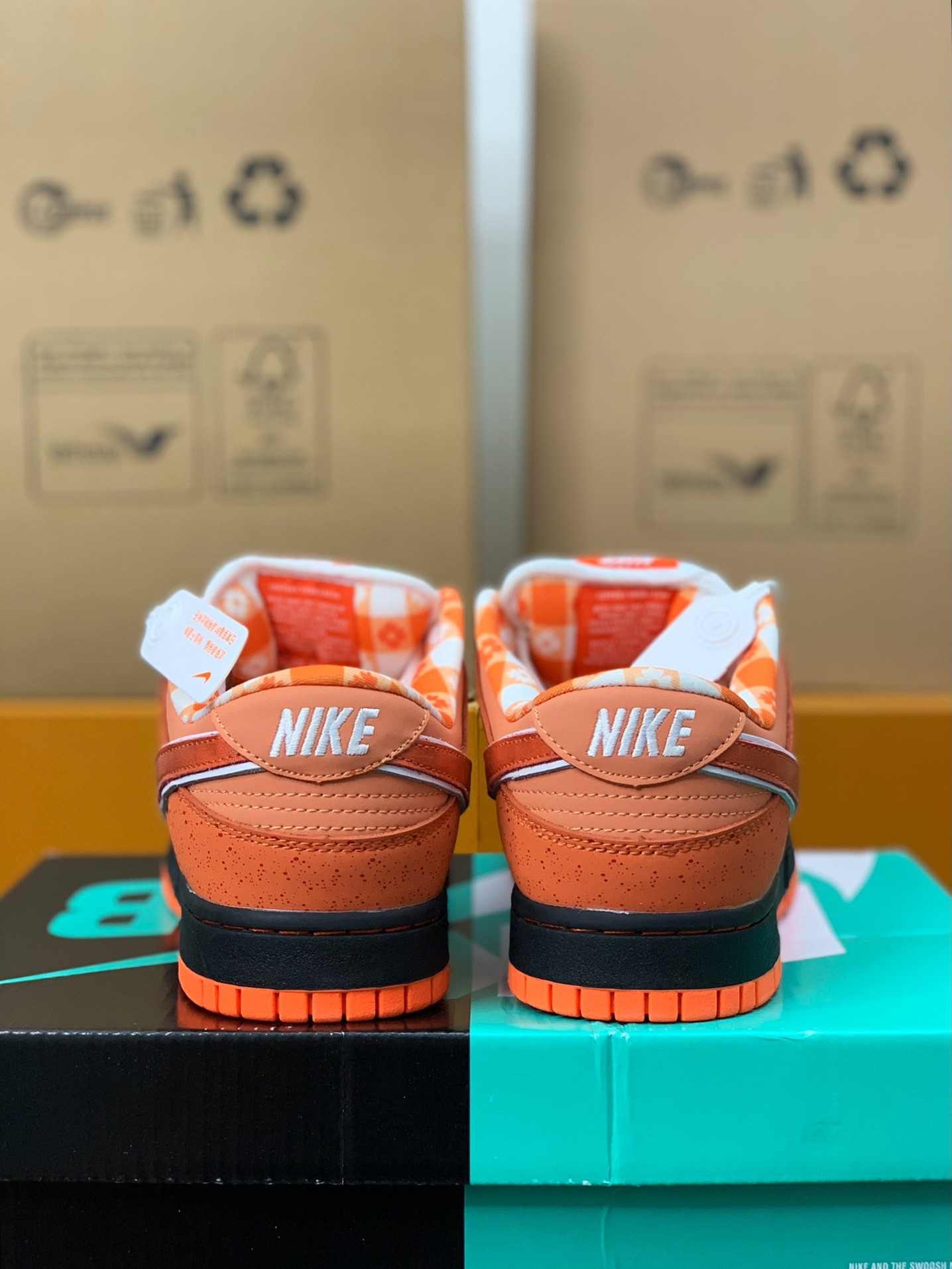 Nike UA Dunk SB Low Orange Lobster Sneakers