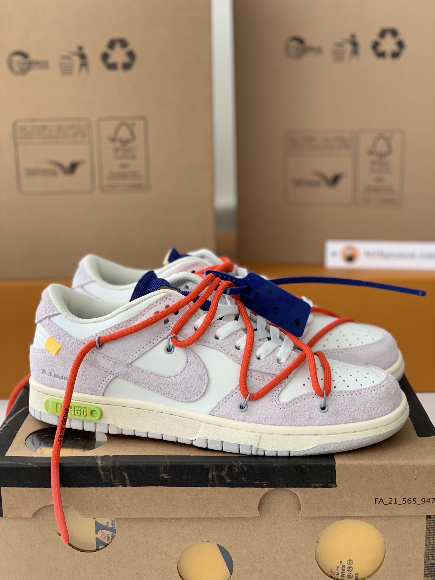 Off-White x Nike Dunk Low Sneakers