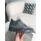 Jordan Air Jordan 4 retro kaws suede lig htweight wear-resistant non-slip mid-top