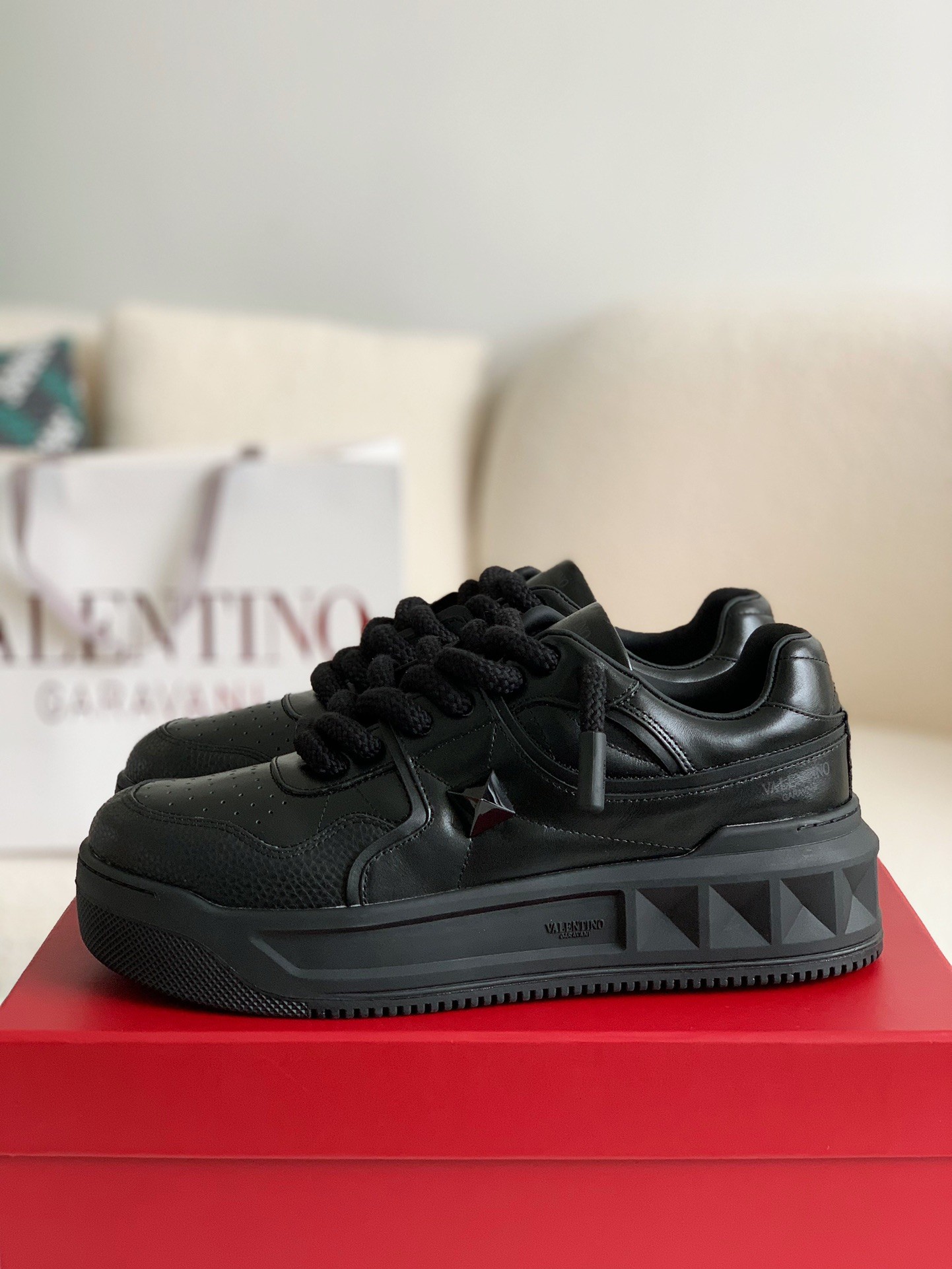 Valentino One Stud Sneakers