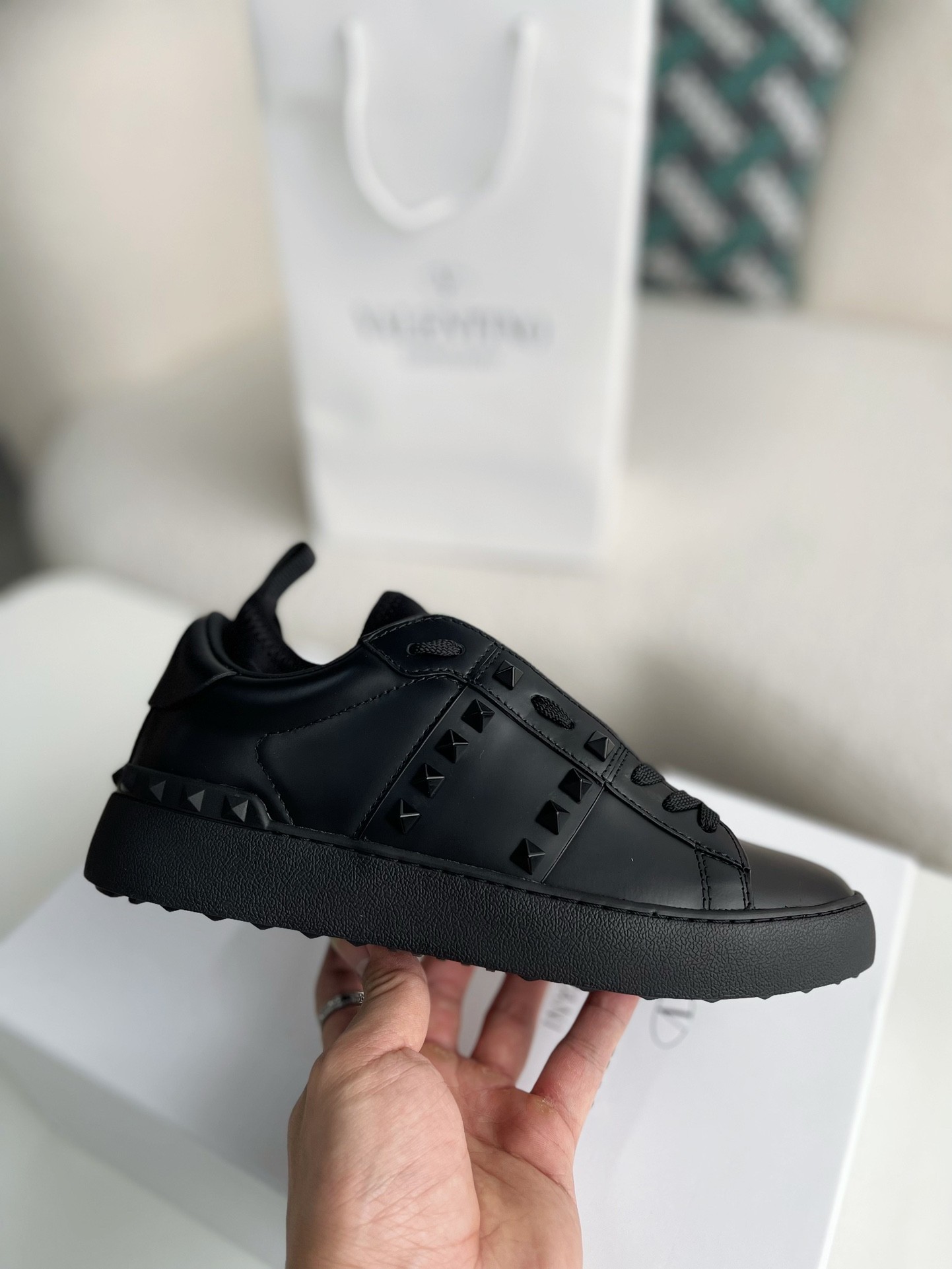 Valentino One Stud Sneakers