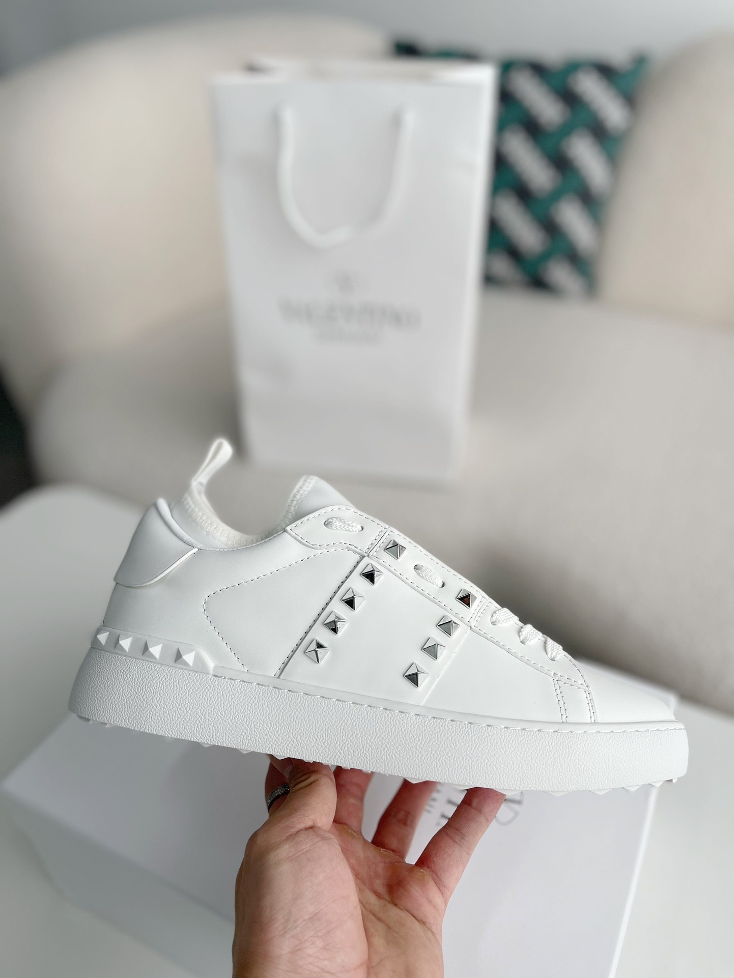 Valentino One Stud Sneakers