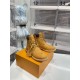 louis vuitton & timberland yellow boot s/Martin boots/boots