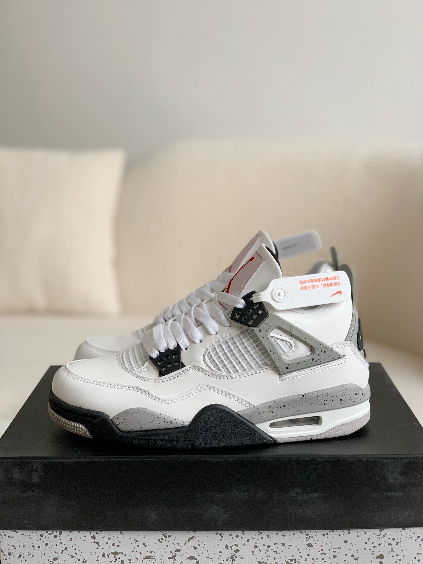 Jordan 4 AI4 Sneakers Retro Oreo