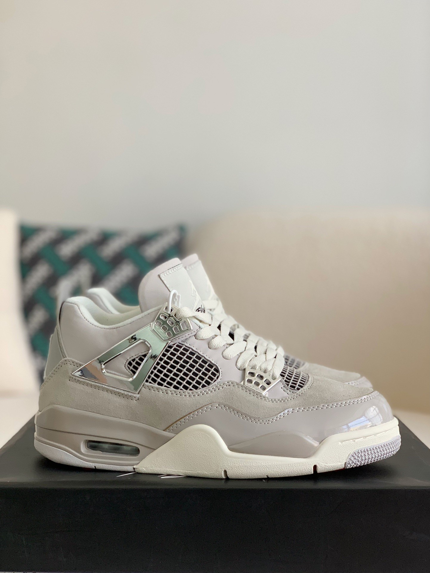 Jordan 4 AJ4 Sneakers Retro Oreo