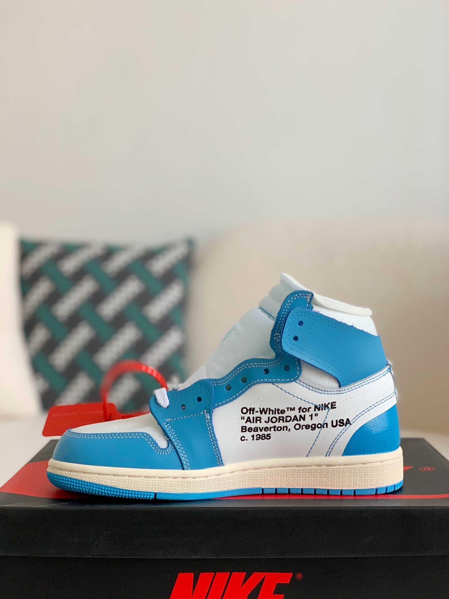 Off-White Air Jordan 1 Powder Blue UNC AJl