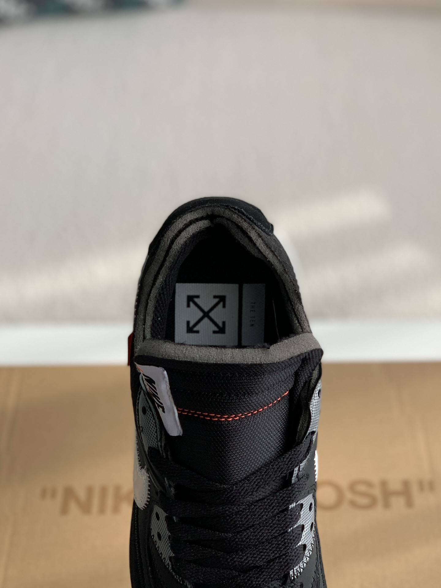 Off-White x Nike Air Max 90 Black THE TEN