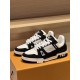 Plus Size 35-47 Biggest Size US13.5  LV Trainer Maxi Sneaker