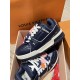 Plus Size 35-47 Biggest Size US13.5  LV Trainer Maxi Sneaker