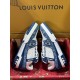 Louis Vuitton LV Trainer Monogram White Blue Denim Sneaker