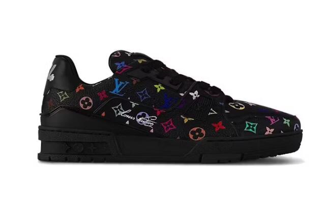 Louis Vuitton LV Trainer Takashi Murakami Black