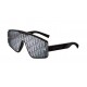 Dior Diorxtrem Mu with Interchangeable Lenses Sunglasses Black (XTRMMUAT_10B8)